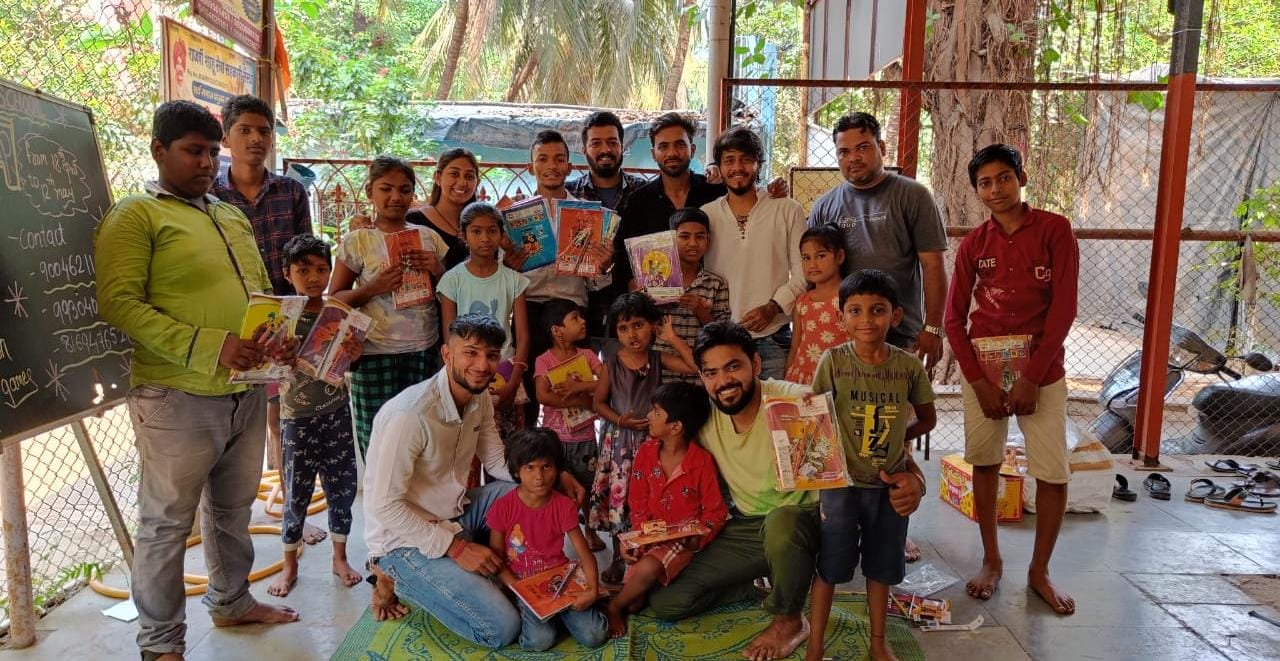 Books donated by the foundation